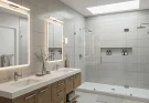 Master Bedroom Ensuite Bathroom Ideas with Double Vanity