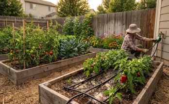 Consistent Watering Schedules and Drip Irrigation for Backyard Vegetable Patches