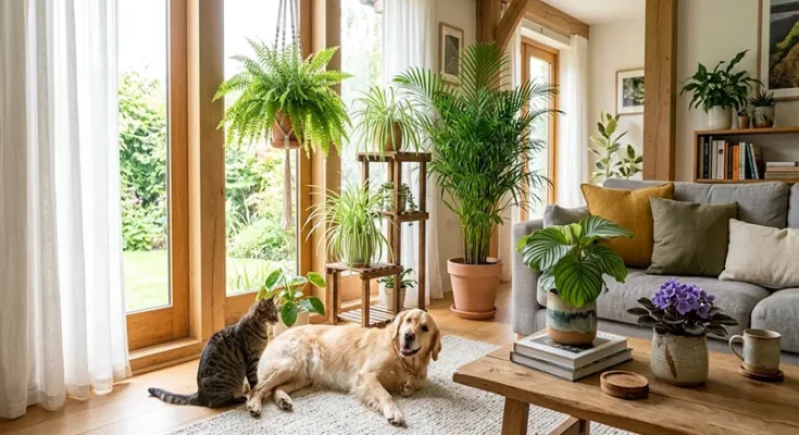 Non-Toxic Indoor Plants Safe for Cats and Dogs in Home Gardens