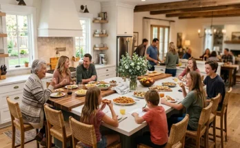 Oversized Kitchen Island Ideas with Seating for Large Family Gatherings